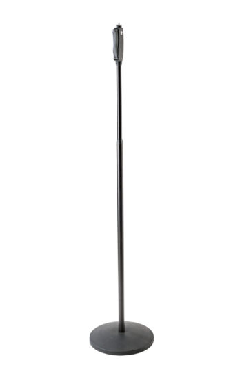 Microphone stand, round base